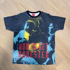 How to get arrested supreme tshirt